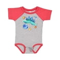 thumbnail image 1 of Inktastic Stegosaurus Space Dinosaur with Stars and Planet Boys or Girls Baby Bodysuit, 1 of 5
