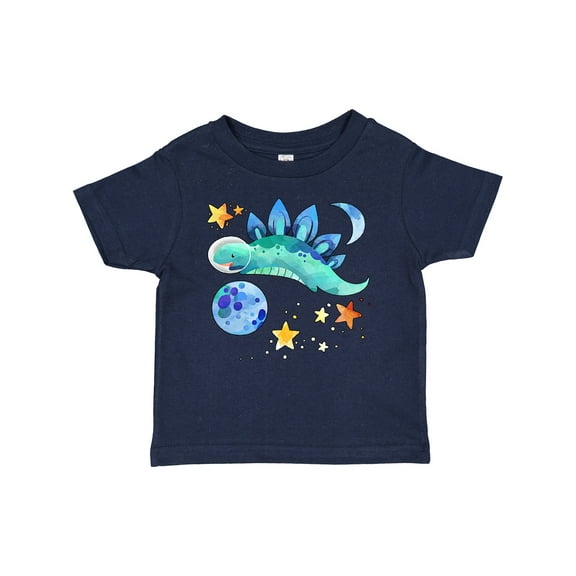 Inktastic Stegosaurus Space Dinosaur with Stars and Planet Boys or Girls Baby T-Shirt