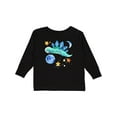 thumbnail image 1 of Inktastic Stegosaurus Space Dinosaur with Stars and Planet Boys or Girls Long Sleeve Toddler T-Shirt, 1 of 5