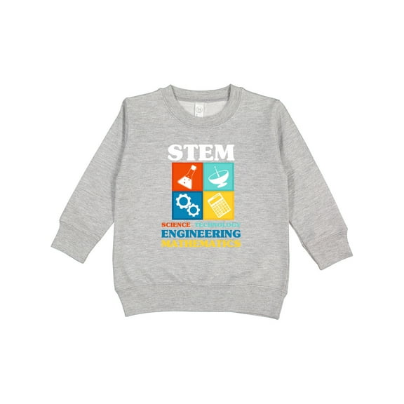 Inktastic Stem School Student Science Engineering Math Toddler Sweatshirt