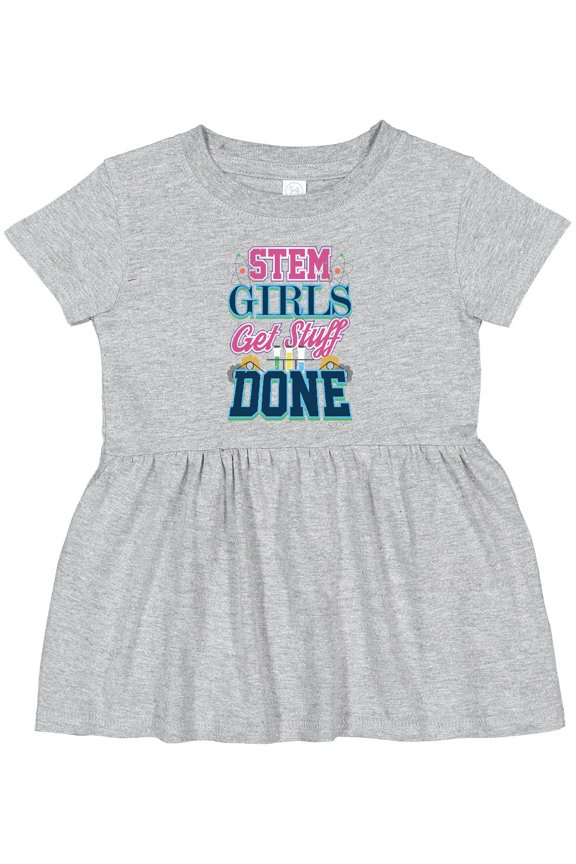 Stem Science Technology Engineering Math Girl Girls Baby Dress