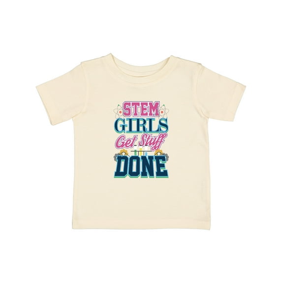 Inktastic Stem Science Technology Engineering Math Girl Girls Baby T-Shirt
