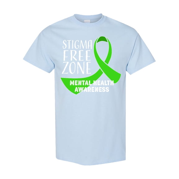 Inktastic Stigma Free Zone Mental Health Awareness T-Shirt