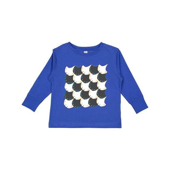 Inktastic Stingray Tessellation Pattern Autism Awareness Boys or Girls Long Sleeve Toddler T-Shirt