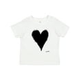 thumbnail image 1 of Inktastic Stitched Black Heart Boys or Girls Toddler T-Shirt, 1 of 5
