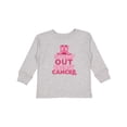 thumbnail image 1 of Inktastic Stomp Out Breast Cancer with Pink Cowgirl Boots Boys or Girls Long Sleeve Toddler T-Shirt, 1 of 5