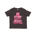 thumbnail image 1 of Inktastic Stomp Out Breast Cancer with Pink Cowgirl Boots Boys or Girls Toddler T-Shirt, 1 of 5