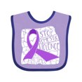 thumbnail image 1 of Inktastic Stop Domestic Violence-shattered Glass Boys or Girls Baby Bib, 1 of 4