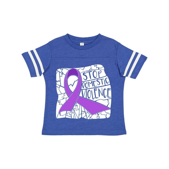 Inktastic Stop Domestic Violence-shattered Glass Boys or Girls Toddler T-Shirt