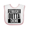 thumbnail image 1 of Inktastic Straight Outta Chemo Boys or Girls Baby Bib, 1 of 4