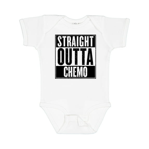 Inktastic Straight Outta Chemo Boys or Girls Baby Bodysuit