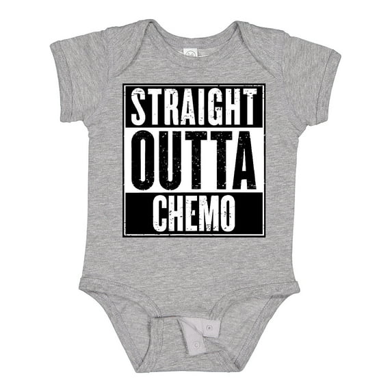 Inktastic Straight Outta Chemo Boys or Girls Baby Bodysuit