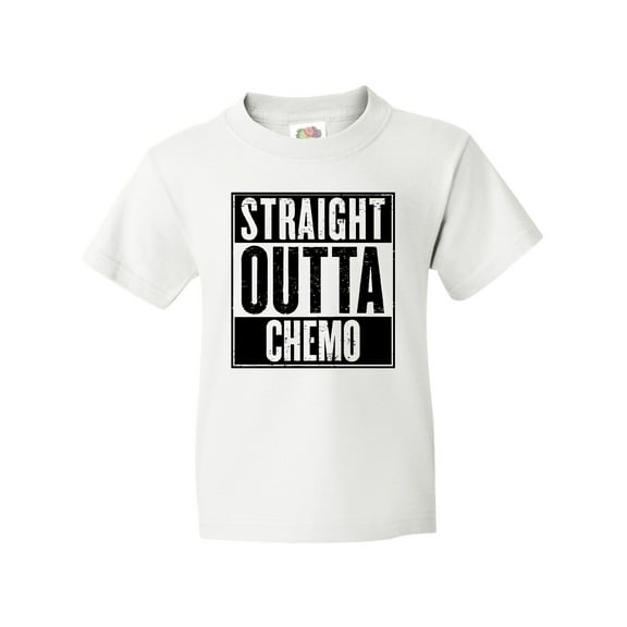 Inktastic Straight Outta Chemo Youth T-Shirt