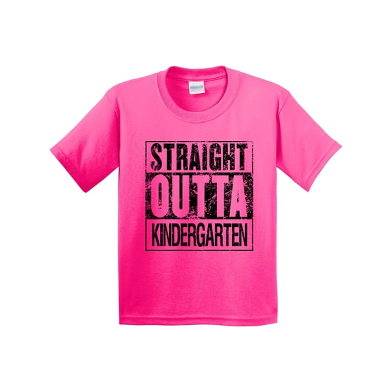 Inktastic Straight Outta Kindergarten Youth T-Shirt