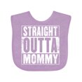 thumbnail image 1 of Inktastic Straight Outta Mommy Funny Boys or Girls Baby Bib, 1 of 4