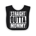 thumbnail image 1 of Inktastic Straight Outta Mommy Funny Boys or Girls Baby Bib, 1 of 4