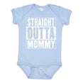 thumbnail image 1 of Inktastic Straight Outta Mommy Funny Boys or Girls Baby Bodysuit, 1 of 5