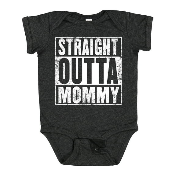Inktastic Straight Outta Mommy Funny Boys or Girls Baby Bodysuit