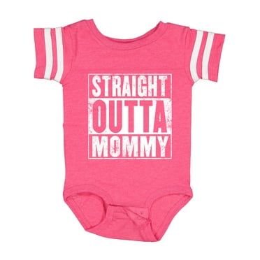 Inktastic Straight Outta Mommy Funny Boys or Girls Baby Bodysuit