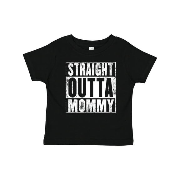 Inktastic Straight Outta Mommy Funny Boys or Girls Baby T-Shirt