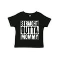 thumbnail image 1 of Inktastic Straight Outta Mommy Funny Boys or Girls Toddler T-Shirt, 1 of 5