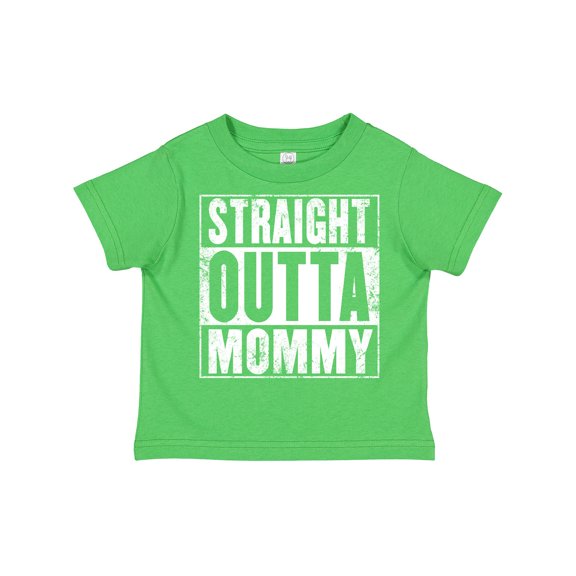 Inktastic Straight Outta Mommy Funny Boys or Girls Toddler T-Shirt
