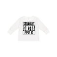 thumbnail image 1 of Inktastic Straight Outta Pre-K Boys or Girls Long Sleeve Toddler T-Shirt, 1 of 5