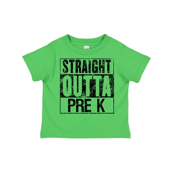 Inktastic Straight Outta Pre-k Boys or Girls Toddler T-Shirt