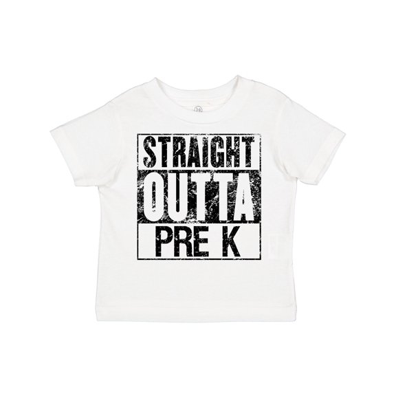 Inktastic Straight Outta Pre-k Boys or Girls Toddler T-Shirt