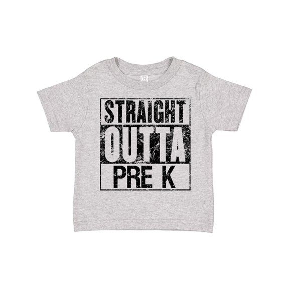 Inktastic Straight Outta Pre-k Boys or Girls Toddler T-Shirt