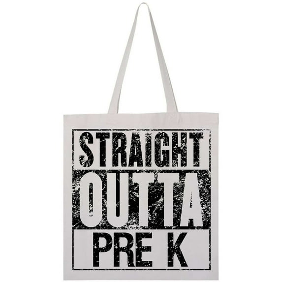 Inktastic Straight Outta Pre-K Tote Bag