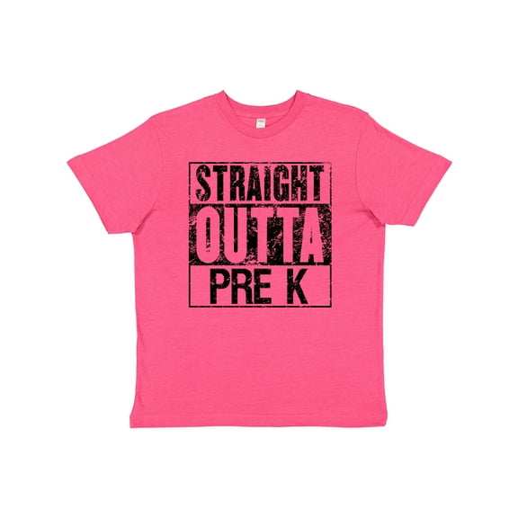 Inktastic Straight Outta Pre-K Youth T-Shirt