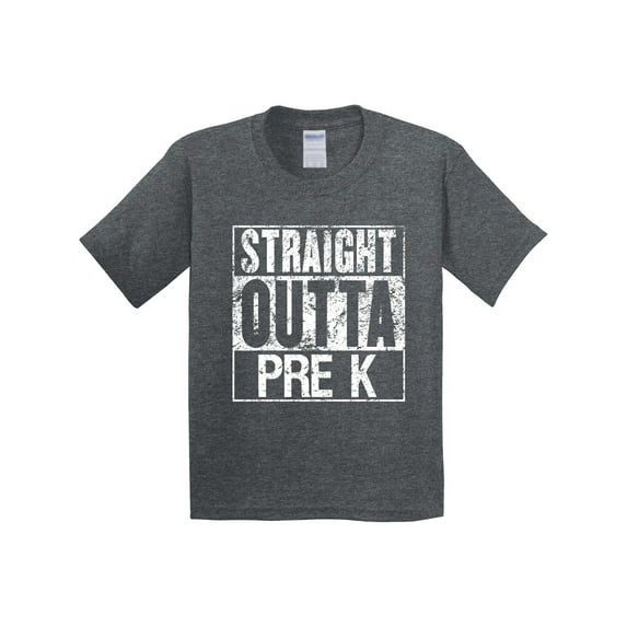 Inktastic Straight Outta Pre-k Youth T-Shirt