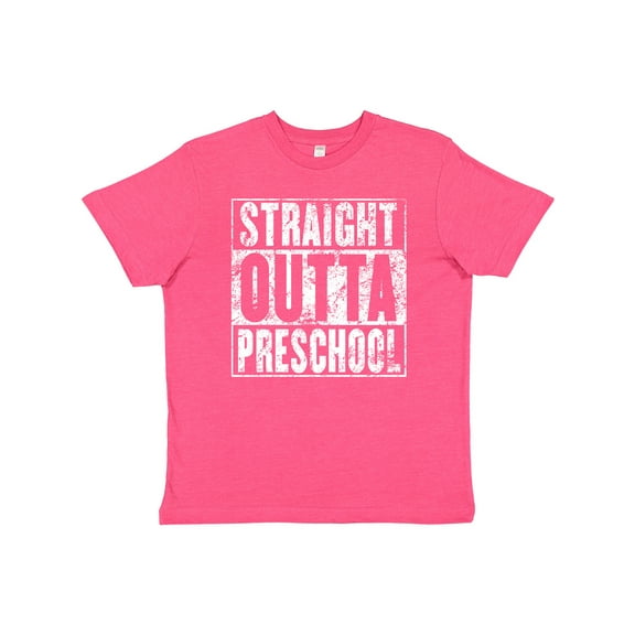 Inktastic Straight Outta Preschool Youth T-Shirt