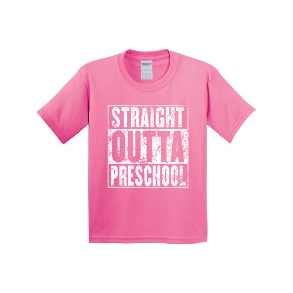 Inktastic Straight Outta Preschool Youth T-Shirt