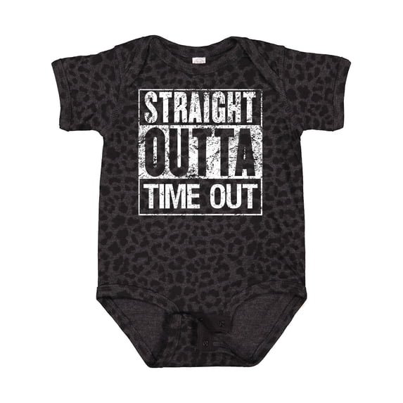 Inktastic Straight Outta Time out Boys or Girls Baby Bodysuit