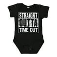 thumbnail image 1 of Inktastic Straight Outta Time out Boys or Girls Baby Bodysuit, 1 of 5