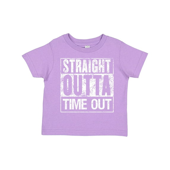 Inktastic Straight Outta Time out Boys or Girls Toddler T-Shirt