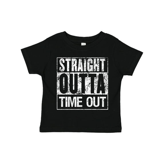 Inktastic Straight Outta Time out Boys or Girls Toddler T-Shirt