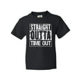 thumbnail image 1 of Inktastic Straight Outta TIme out Youth T-Shirt, 1 of 5