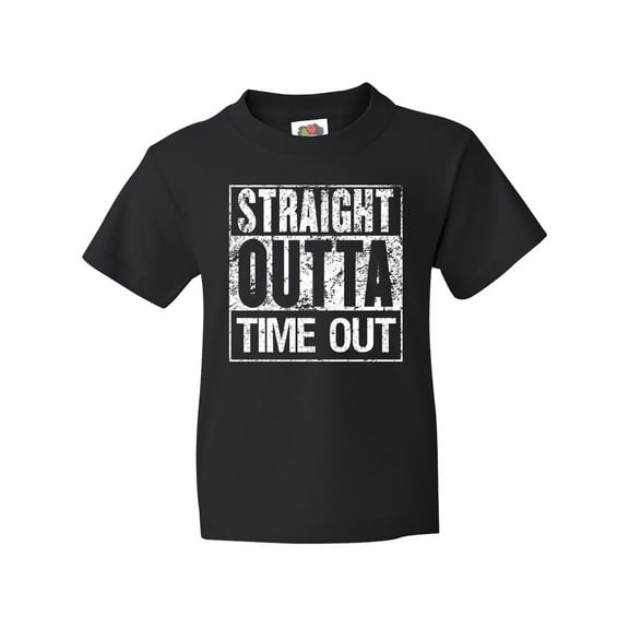 Inktastic Straight Outta TIme out Youth T-Shirt