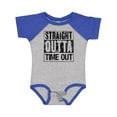 thumbnail image 1 of Inktastic Straight Outta Time out Boys or Girls Baby Bodysuit, 1 of 5