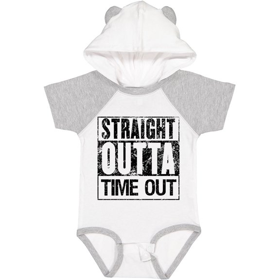 Inktastic Straight Outta Time out Boys or Girls Baby Bodysuit
