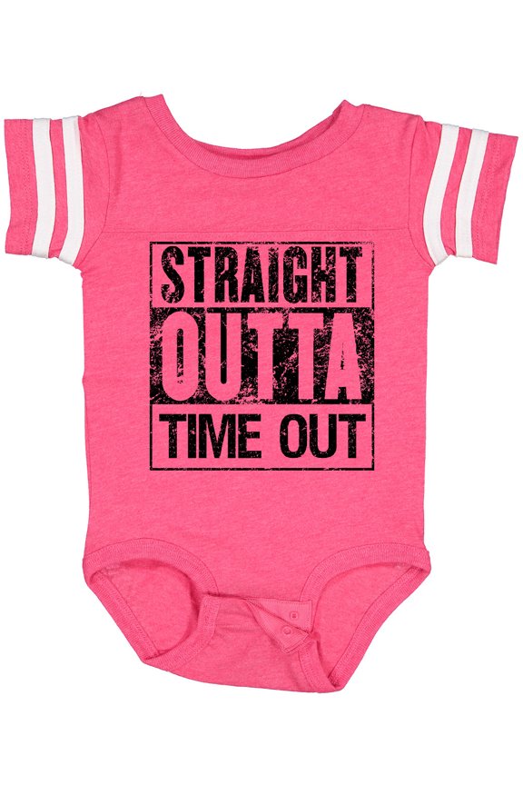Straight Outta Time out Boys or Girls Baby Bodysuit