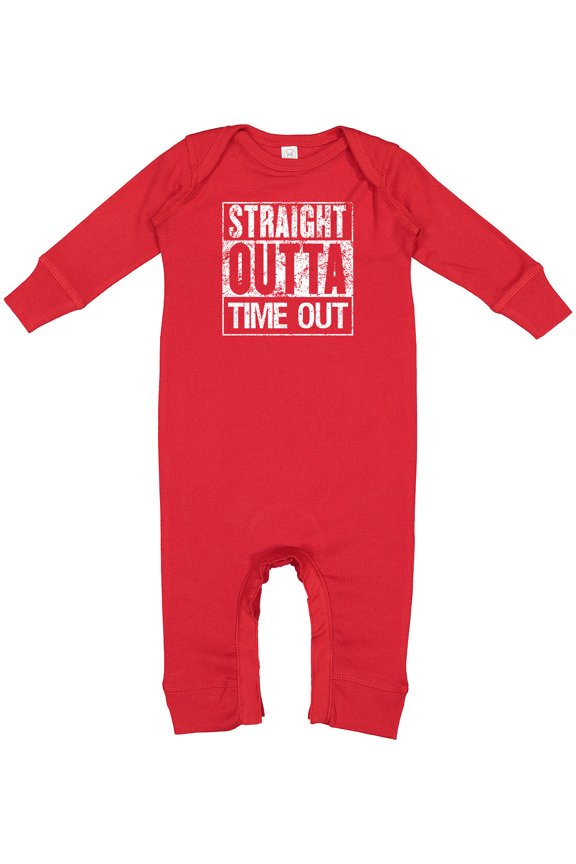 Straight Outta Time out Baby Romper Coveralls