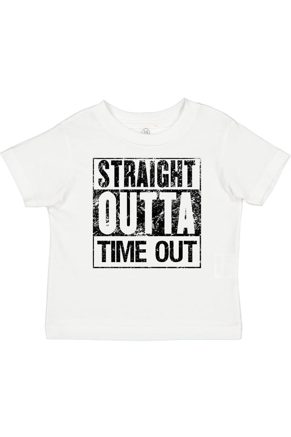 Straight Outta Time out Boys or Girls Baby T-Shirt