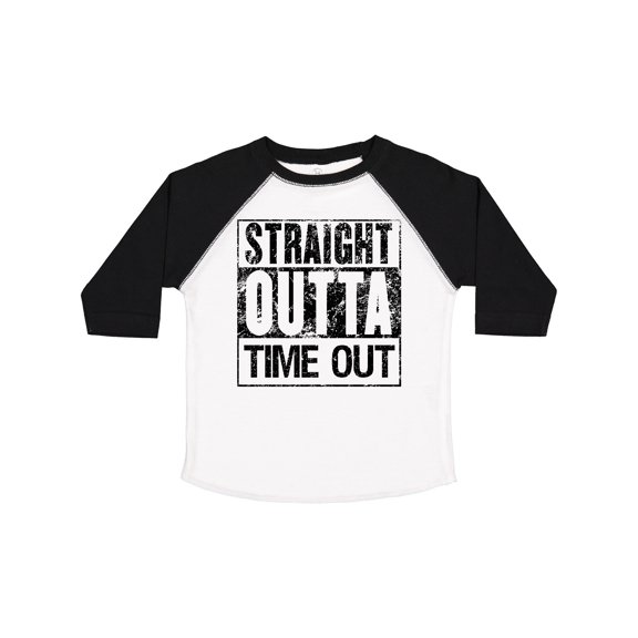 Inktastic Straight Outta Time out Boys or Girls Toddler T-Shirt