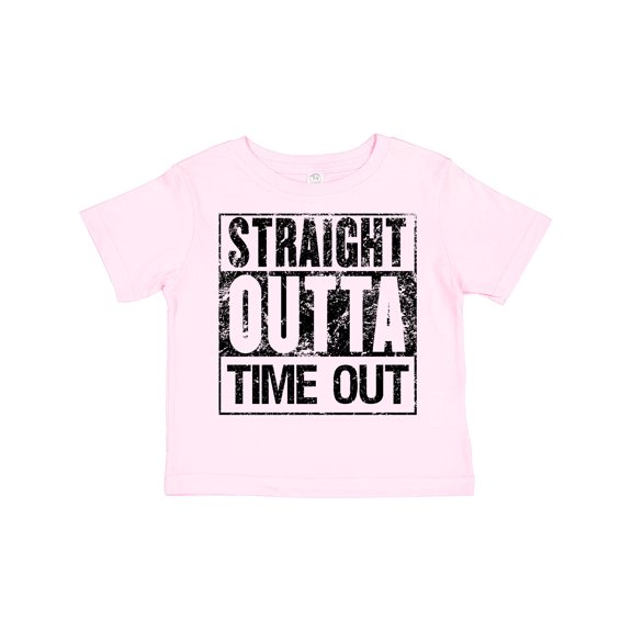 Inktastic Straight Outta Time out Boys or Girls Toddler T-Shirt