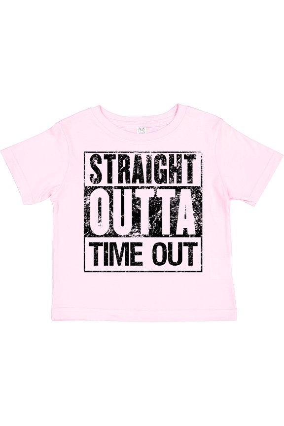 Straight Outta Time out Boys or Girls Toddler T-Shirt