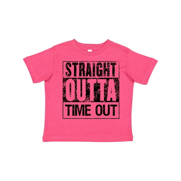 Inktastic Straight Outta Time out Boys or Girls Toddler T-Shirt